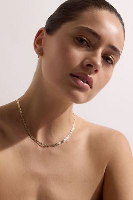 Carrie Elizabeth Diamond Cut Braid Chain Necklace