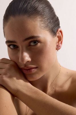 Carrie Elizabeth Diamond Pave Hoop Earrings