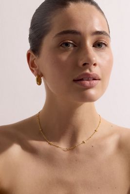 Carrie Elizabeth Dainty Topaz Star Chain