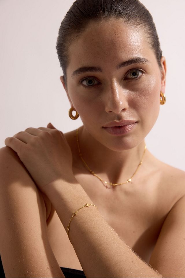 Carrie Elizabeth Dainty Topaz Star Chain #3
