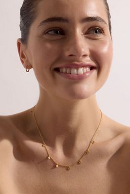 Carrie Elizabeth Mini Hanging Coin Necklace