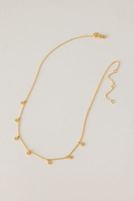 Carrie Elizabeth Mini Hanging Coin Necklace