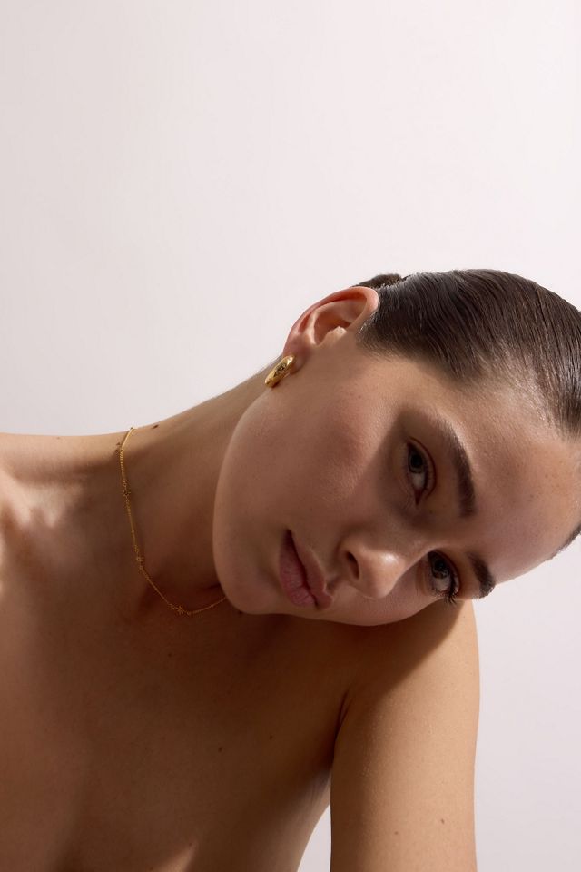 Carrie Elizabeth Celestial Chunky Star Hoop Earrings #4