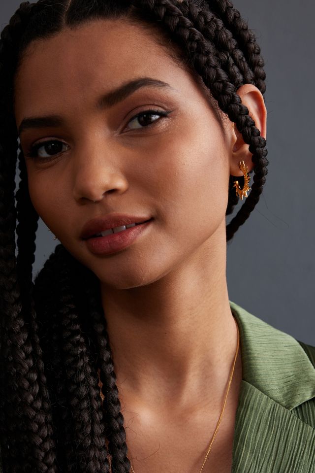 Rachel Jackson Electric Goddess Sun Hoop Earrings #2