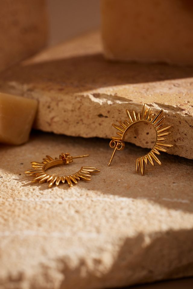 Rachel Jackson Electric Goddess Sun Hoop Earrings #1