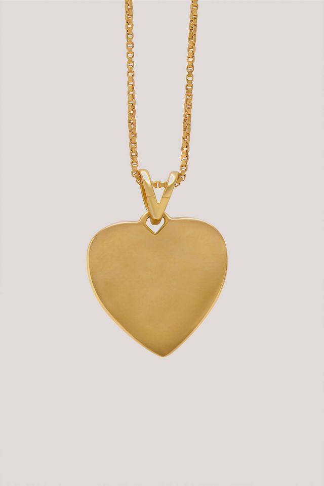 Collier avec petit cœur grenat Rachel Jackson #7