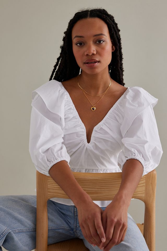 Collier avec petit cœur grenat Rachel Jackson #3