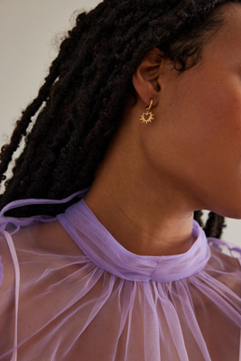 Rachel Jackson Electric Love Huggie Hoop Earrings