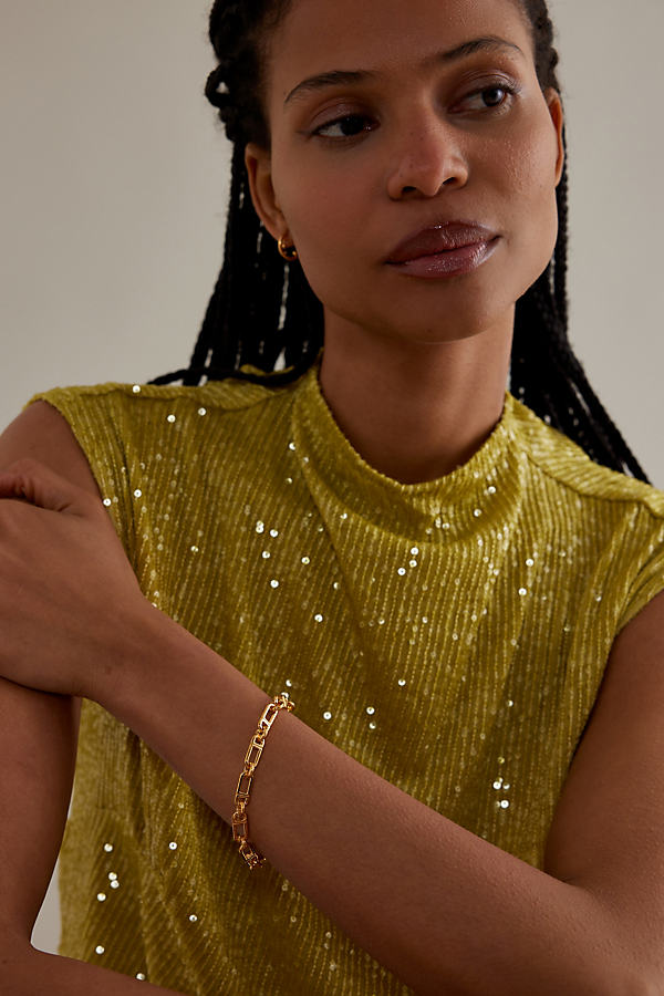Rachel Jackson Stellar Gold-Plated Chain Bracelet