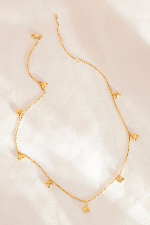 Rachel Jackson Gold-Plated Untamed Deco Hearts Charm Bracelet #7