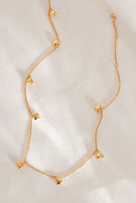 Collier à breloques Rachel Jackson en plaqué or Untamed Deco Hearts