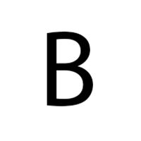 B