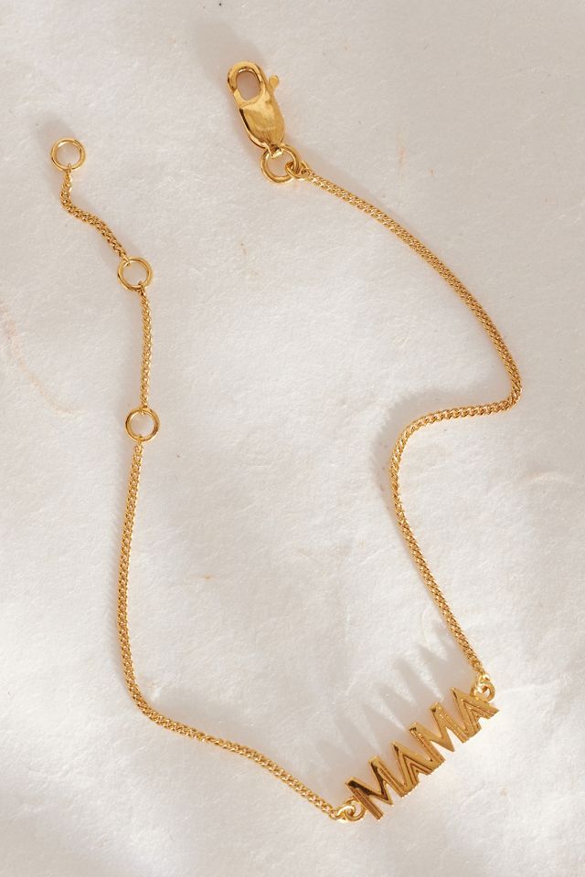 Rachel Jackson Gold-Plated Art Deco Mama Bracelet #1