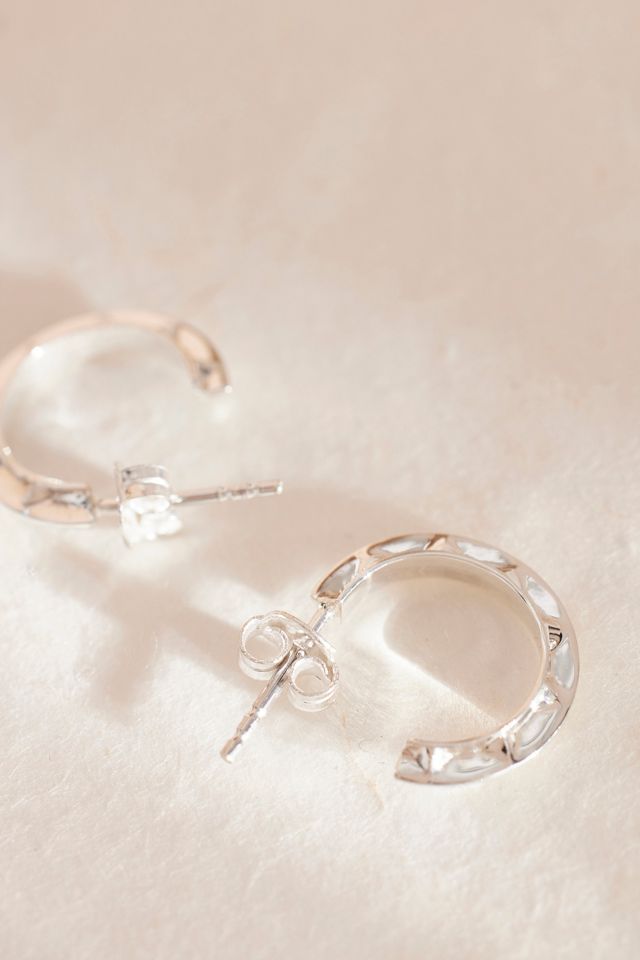 Rachel Jackson Mini Arrow Spike Hoop Earrings #1