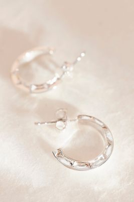 Rachel Jackson Mini Arrow Spike Hoop Earrings