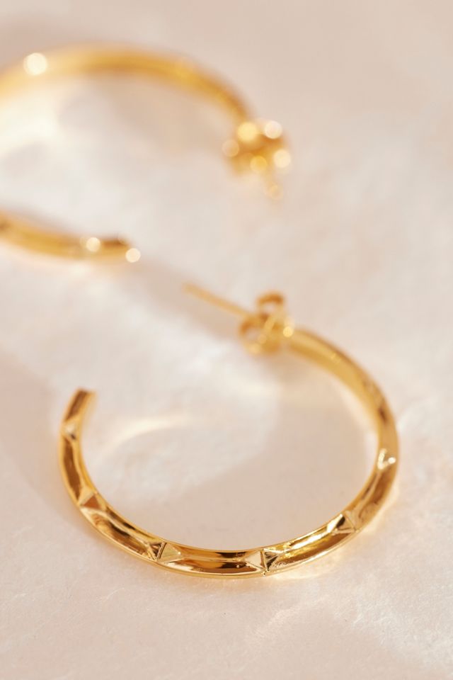 Rachel Jackson Large Arrow Spike Hoop Earrings #2