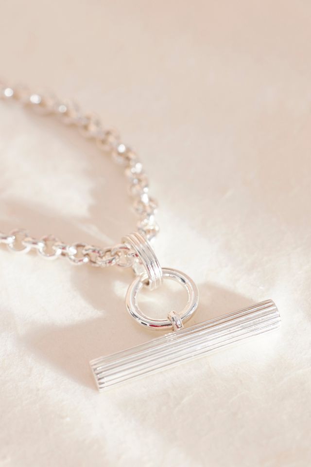 Rachel Jackson Chunky T-Bar Necklace #2