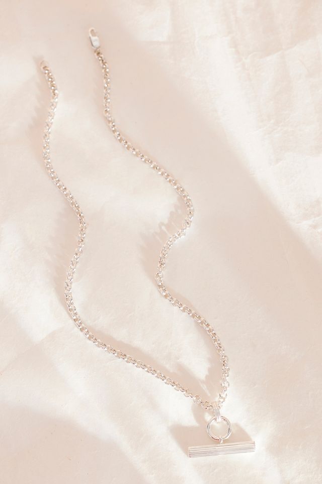 Rachel Jackson Chunky T-Bar Necklace #1