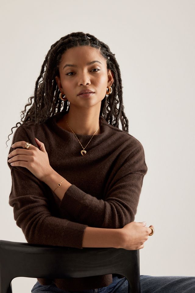 Rachel Jackson Electric Love Garnet Heart Bracelet #4