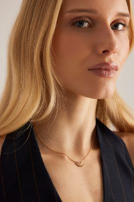 Rachel Jackson Gold-Plated Mini Rising Sun Necklace