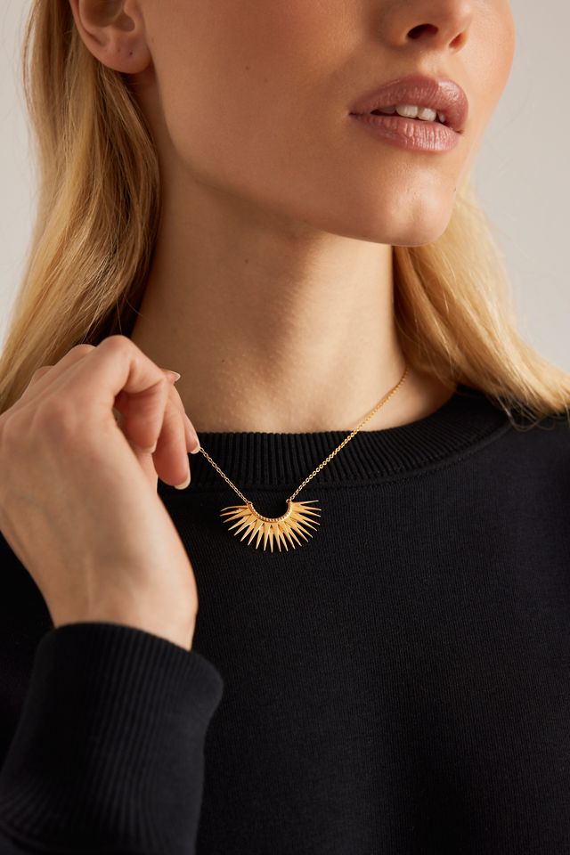 Collier Rachel Jackson en plaqué or Rising Sun #1