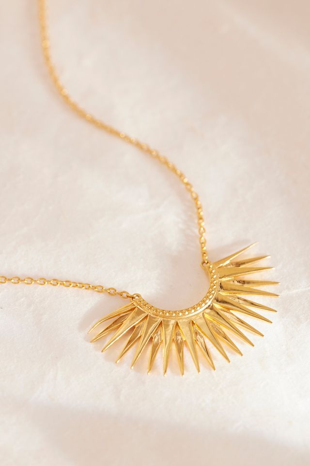 Collier Rachel Jackson en plaqué or Rising Sun #3