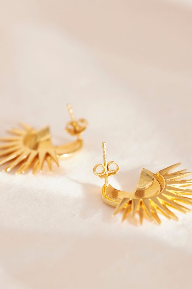 Orecchini Statement Electric Goddess in Oro Placcato di Rachel Jackson #4