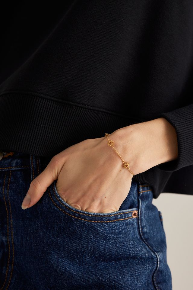 Pulsera Mini Eternal Sun de Oro Chapado Rachel Jackson #1