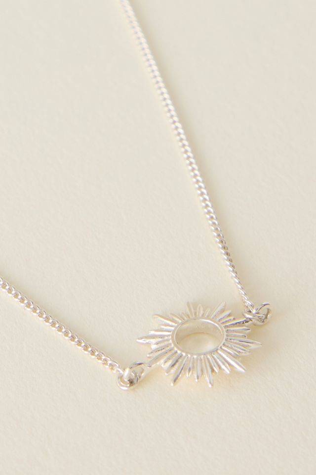 Rachel Jackson Collier Mini Soleil Electric Goddess en Argent Sterling #1