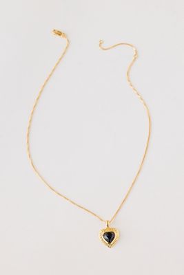 Rachel Jackson Electric Love Garnet Heart Necklace