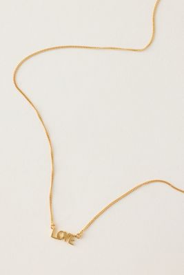 Rachel Jackson Mini Art Deco Liebes-Halskette