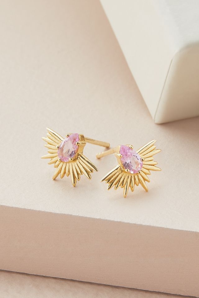 Anna + Nina Rising Sun Earrings | Anthropologie UK