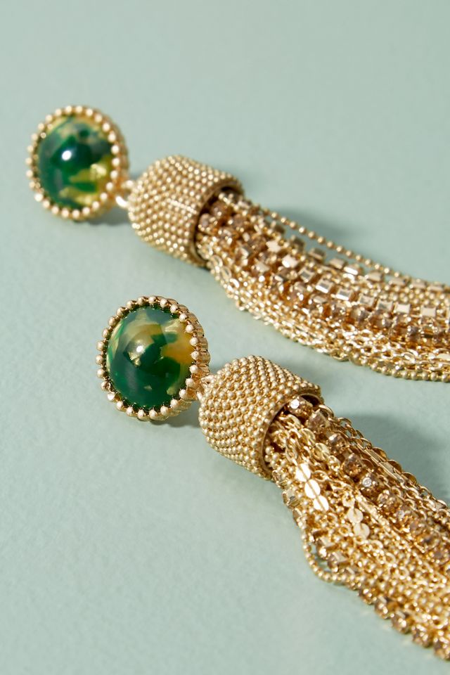 Bobbie Tasselled-Chandelier Earrings #2