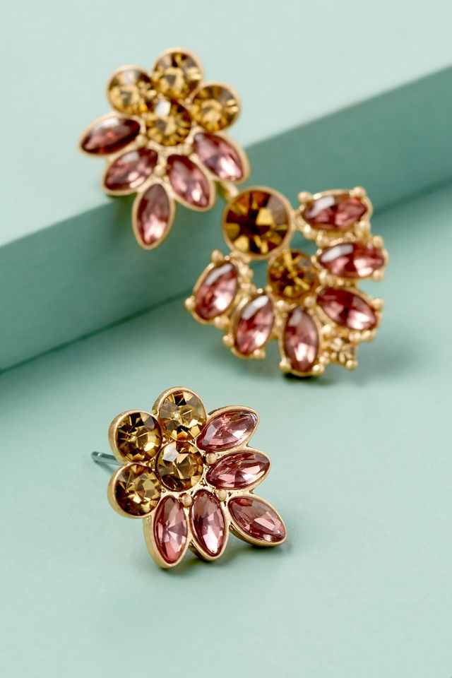 Nyah Jewelled-Drop Earrings #1
