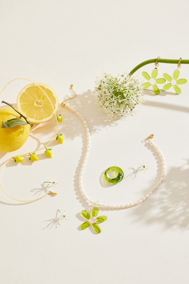 Ninfa Vermeil Lemoncello Charm Necklace #2