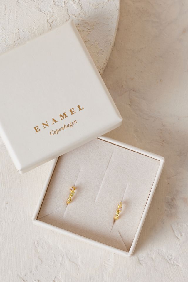 ENAMEL Copenhagen Laia Huggie Hoop Earrings #1