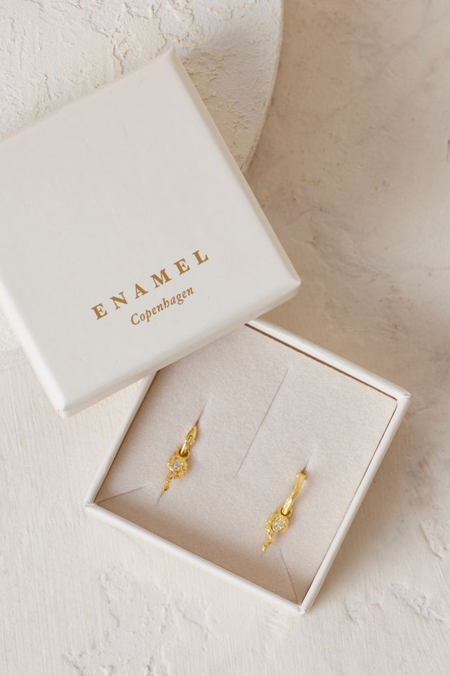 ENAMEL Copenhagen Analia Hoop Drop Earrings #1