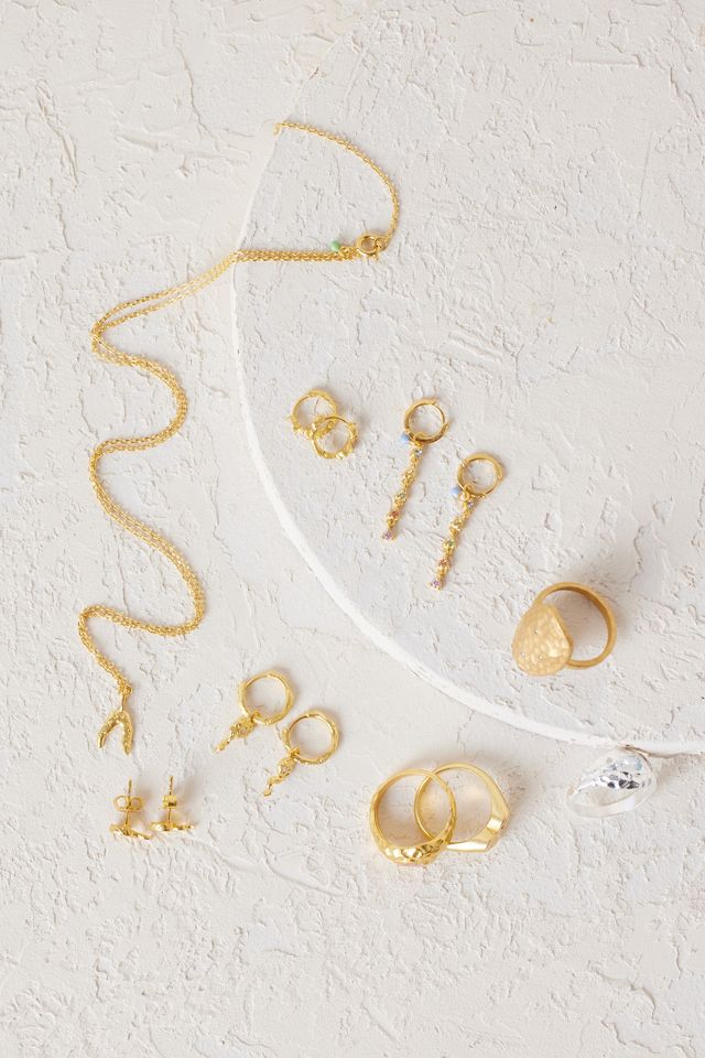 ENAMEL Copenhagen Analia Hoop Drop Earrings #2