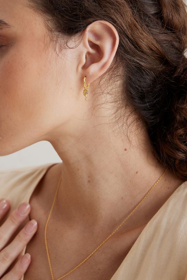 ENAMEL Copenhagen Analia Hoop Drop Earrings #4