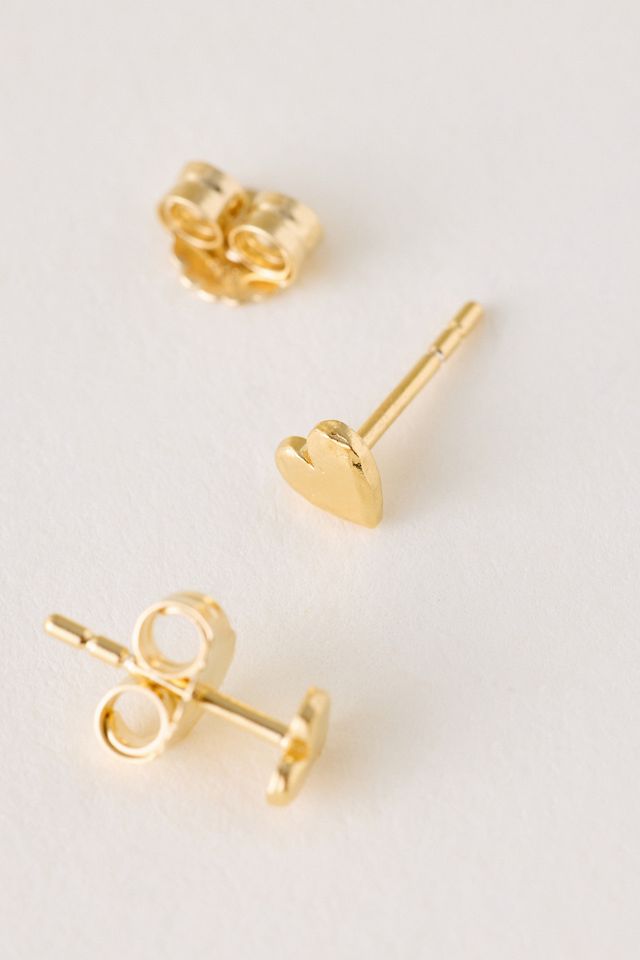 ENAMEL Copenhagen Heart Post Earrings #1
