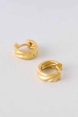 ENAMEL Copenhagen Mini Wave Hoop Earrings