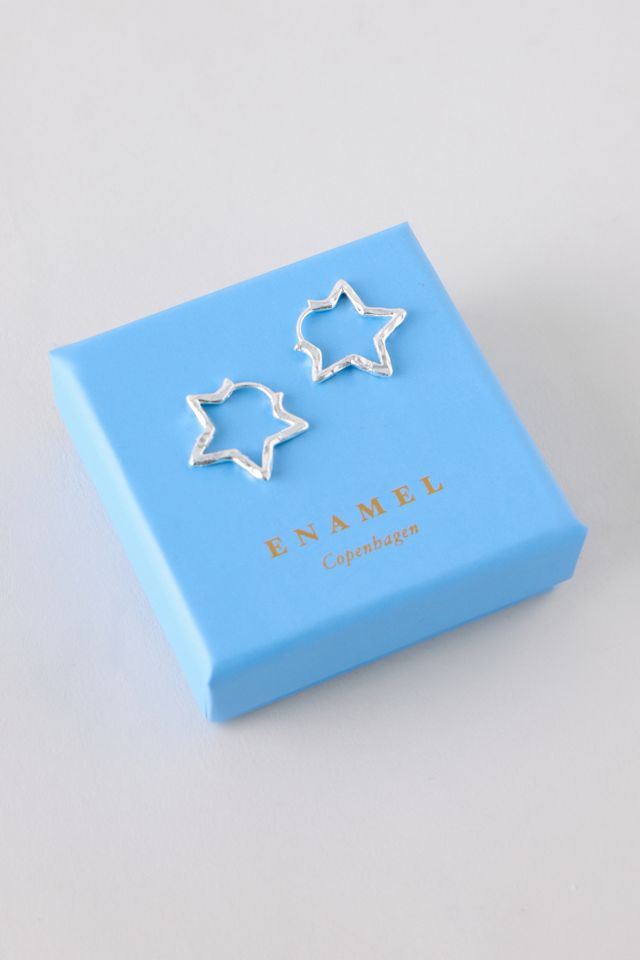 Aretes de Aro con Estrella Mediana ENAMEL Copenhagen #1