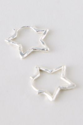 ENAMEL Copenhagen Medium Star Hoop Earrings