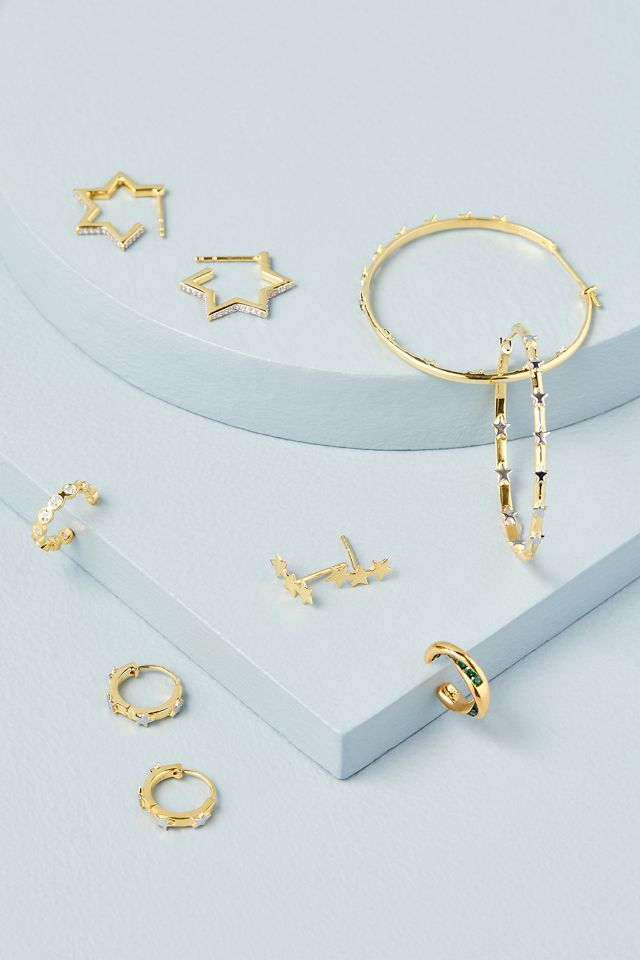 Tada & Toy Cosmic Star Hoop Earrings #2