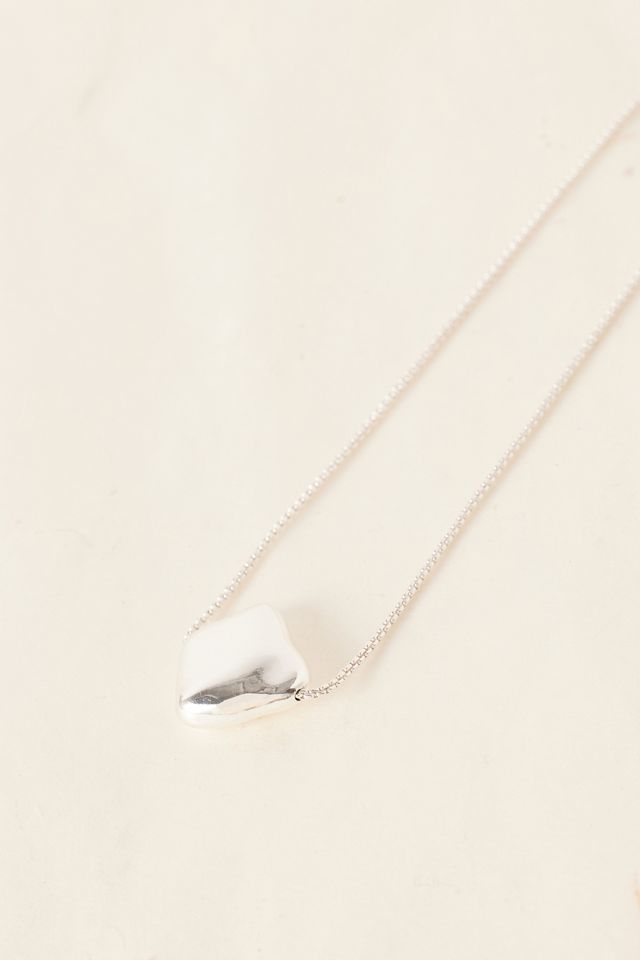 Molten Pendant Chain Necklace #1