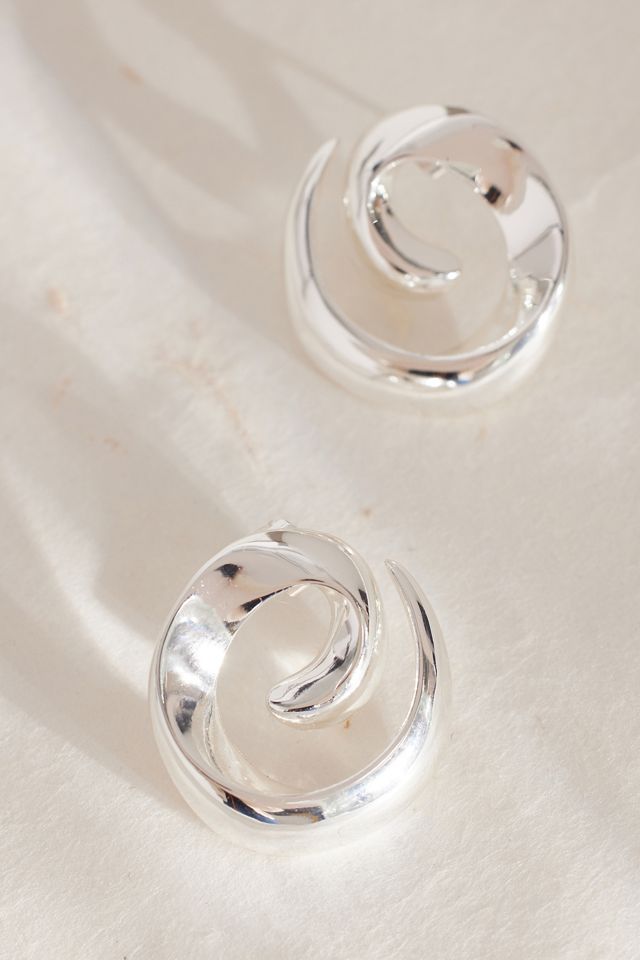 Boucles d'oreilles spirales surdimensionnées #1