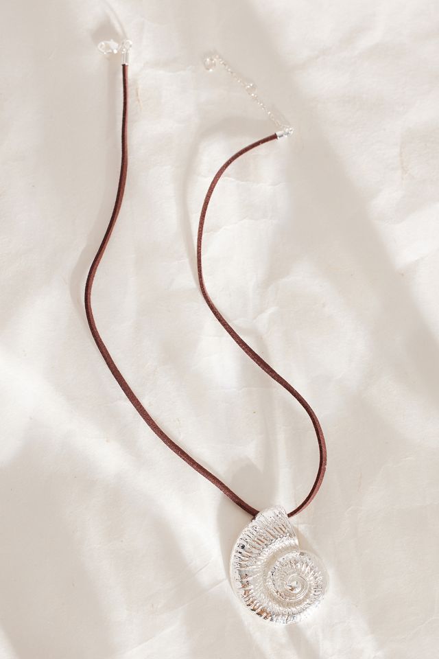 Shell Cord Necklace #1