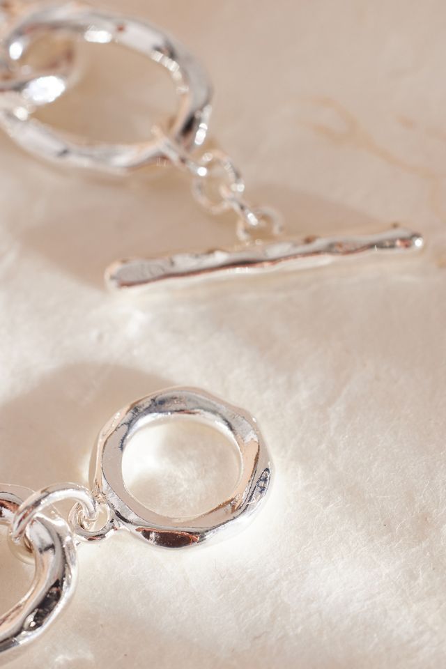Hammered Chain Bracelet  #3