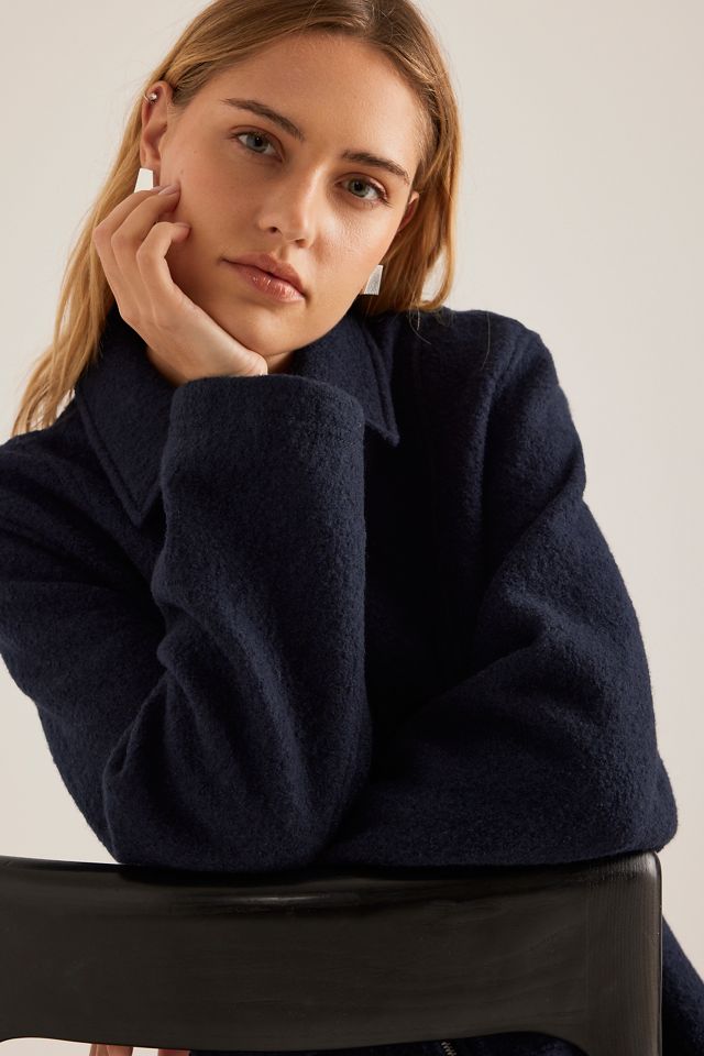 Textured Angular Post Earrings #3