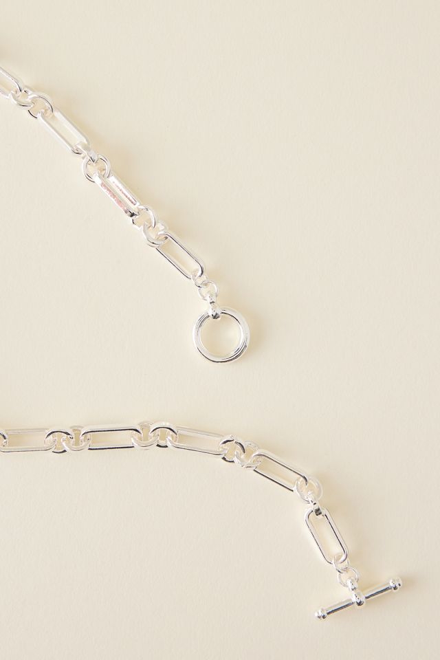 Chunky Chain T-Bar Necklace #1